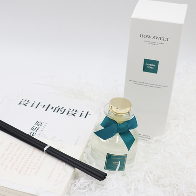 Aroma Reed Dyfuzor 126 ml Luksusowy zestaw upominkowy z zieloną wstążką i niestandardową etykietą