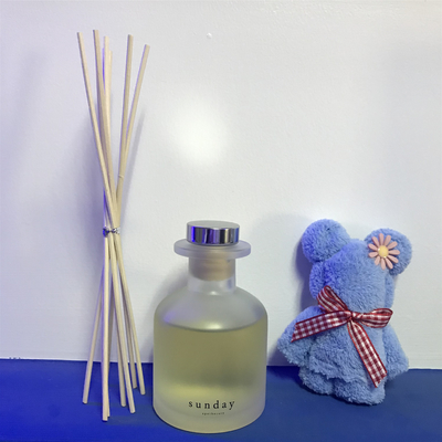 Aroma Reed Dyfuzor 126ml Lawendowy zapach Luksusowy zestaw upominkowy ze srebrną pokrywką