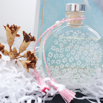 Aroma Reed Dyfuzor 130ml Luksusowy Zestaw Podarunkowy Z Różowym Węzłem I Sztywnym Pudełkiem