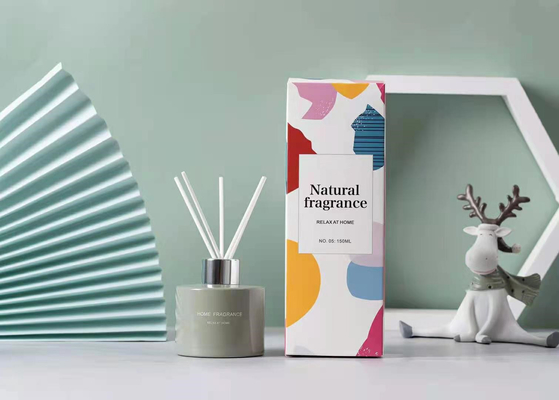 Aroma Reed Dyfuzor Kolorowy Zestaw Podarunkowy 120ml Luksusowe Perfumy Z Pudełkiem CMYK