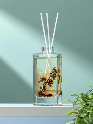 Aroma Reed Dyfuzor 150ml Kwadratowy Luksusowy Zestaw Podarunkowy Perfum Z Suszonym Kwiatem