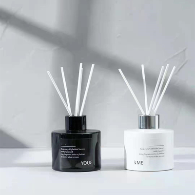 Custom Black &amp; White Aroma Reed Dyfuzor Zestaw Sól Morska Figa 150mlx2