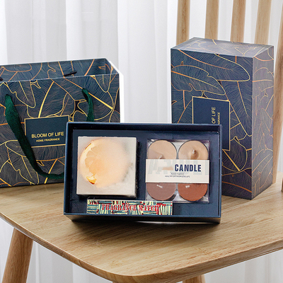 4 szt. Dekoracyjny łazienkowy zestaw świec z dyfuzorem Tealight Zestaw upominkowy zapachowy do domu
