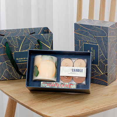 4 szt. Dekoracyjny łazienkowy zestaw świec z dyfuzorem Tealight Zestaw upominkowy zapachowy do domu