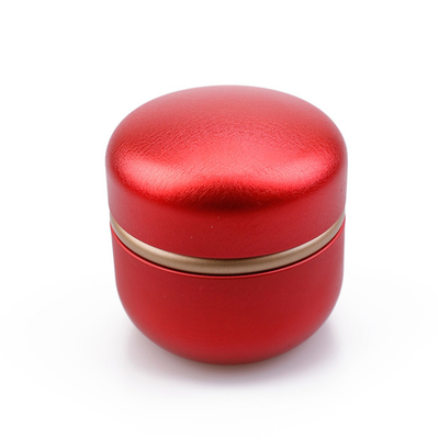 ODM 6 Oz Tin Container Candle Czerwona Zielona Okrągła Z Ziarna Kawy