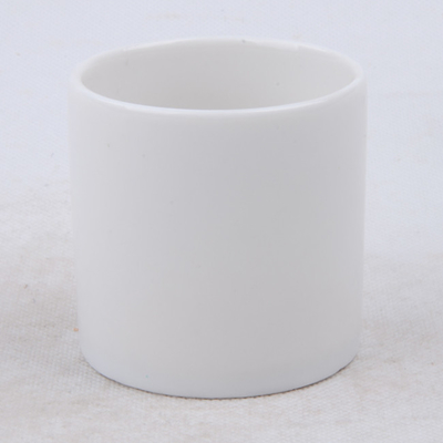 7 uncji zwykłego, białego, pachnącego, naturalnego ceramicznego garnka na świecę sojową do spania