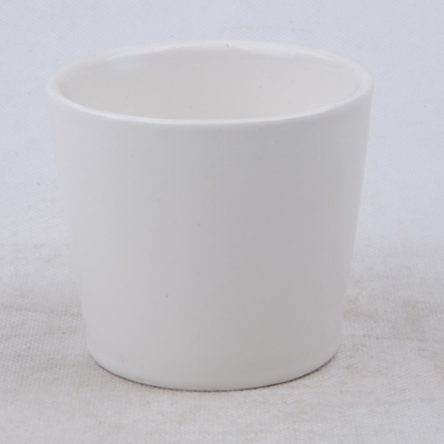 7 uncji zwykłego, białego, pachnącego, naturalnego ceramicznego garnka na świecę sojową do spania