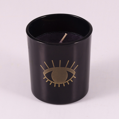 Aroma Home Vanilla Bean Soy Wax Szklany Słoik Świeca Zapachowa Czarna 8oz