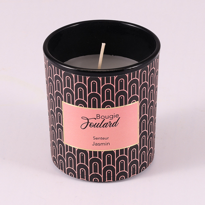 Aroma Home Vanilla Bean Soy Wax Szklany Słoik Świeca Zapachowa Czarna 8oz