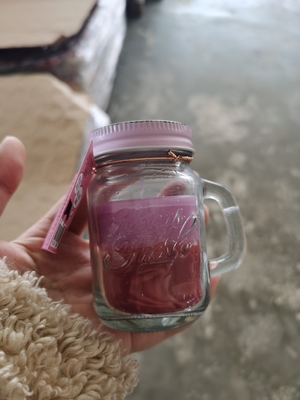 Aroma Home Soy Wax Śliczny Mason Jar Niestandardowa świeca zapachowa z uchwytem