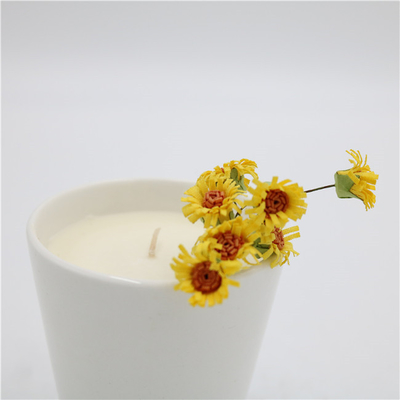 Aroma Home Tea Cup Ceramiczna świeca sojowa pachnąca matowa biała 7oz